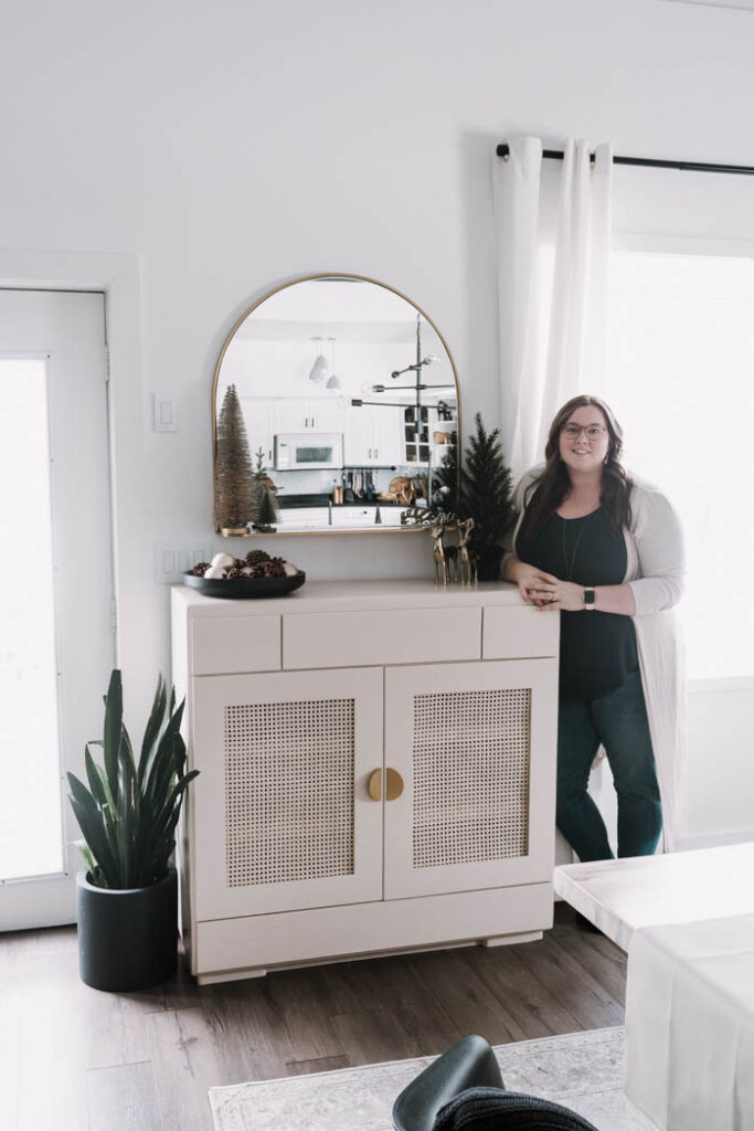 Beautiful modern cabinet makeover