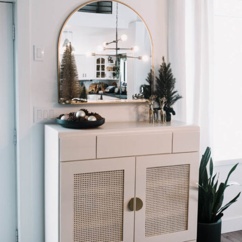 beautiful beige cabinet makeover