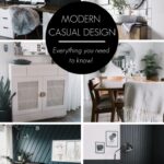 collage of modern casual interior design ideas