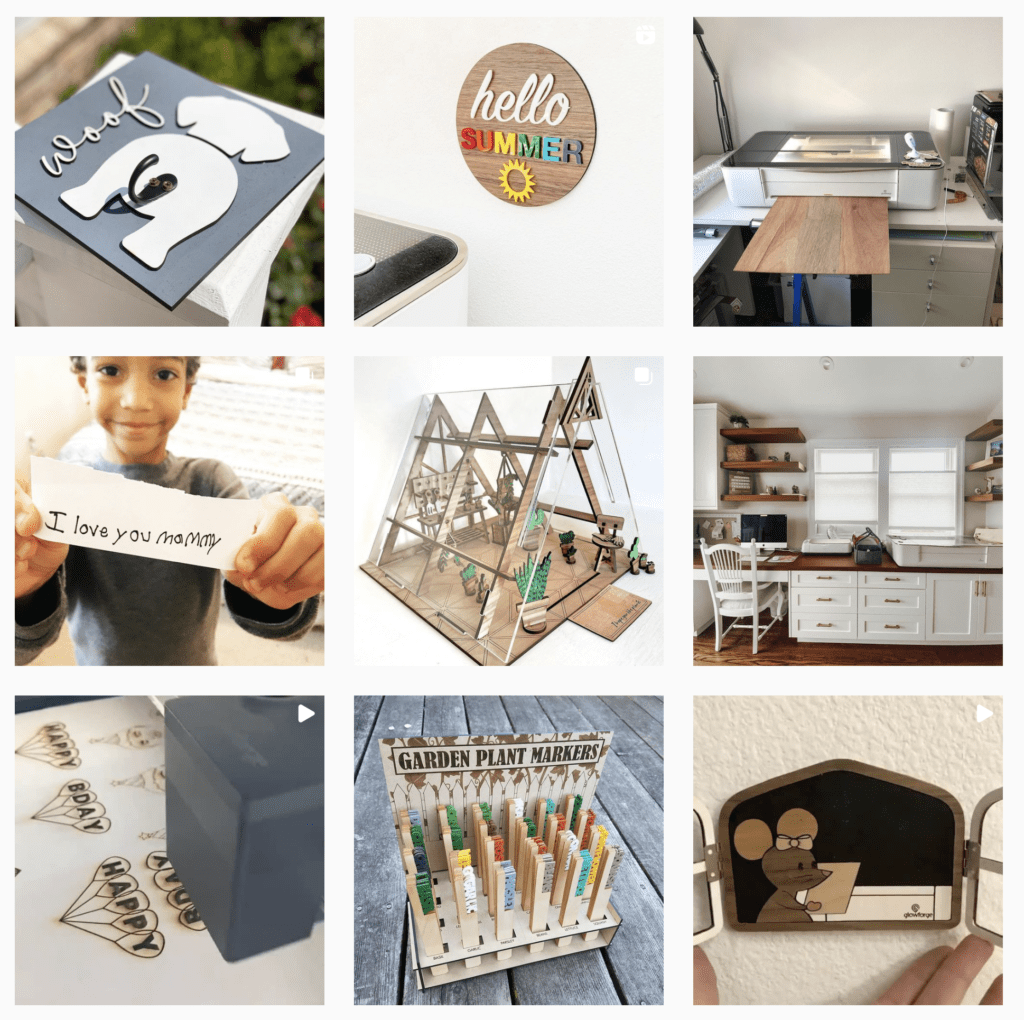 creative project ideas for the Glowforge