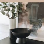 DIY pedestal bowl styling
