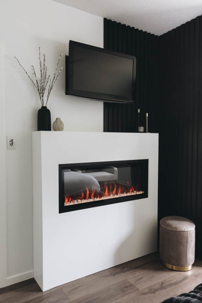 DIY fireplace surround build