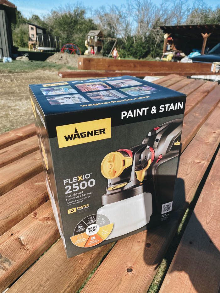 how to use a paint sprayer on a pergola