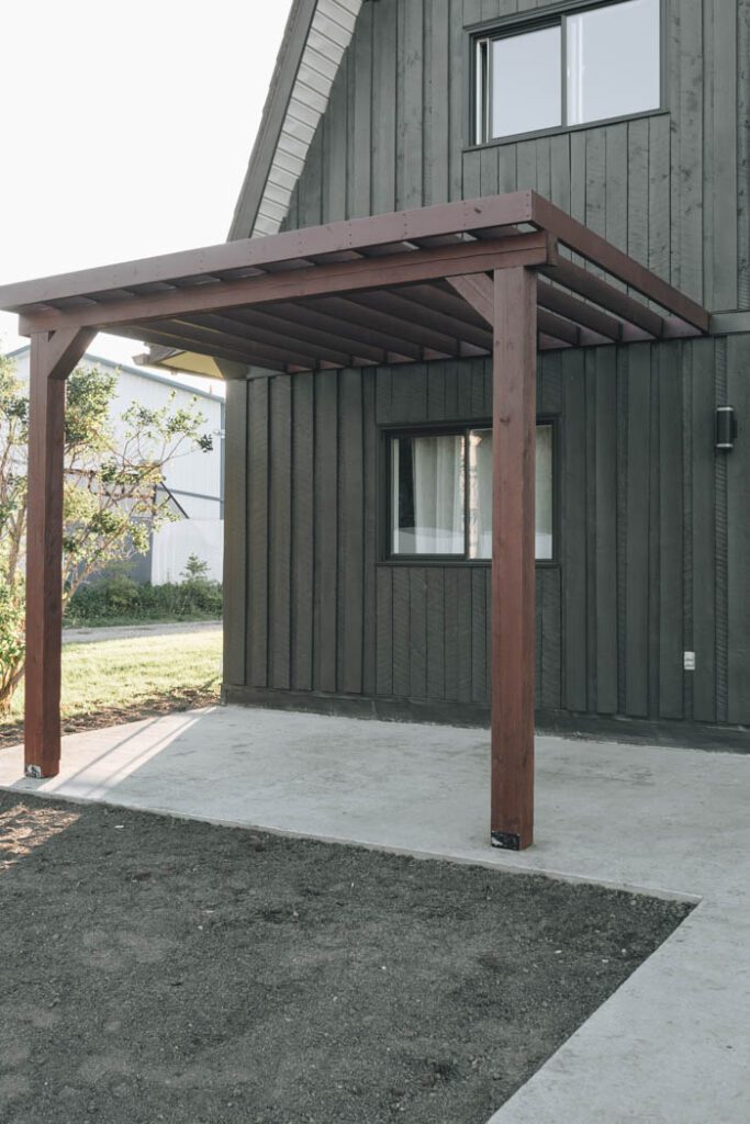 simple and affordable pergola design