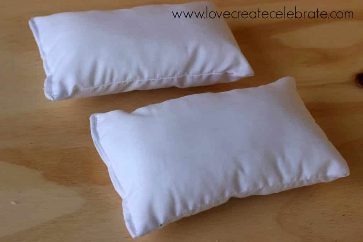 Pillows for baby doll crib bedding