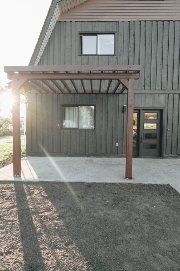 Pergola Attached to the House