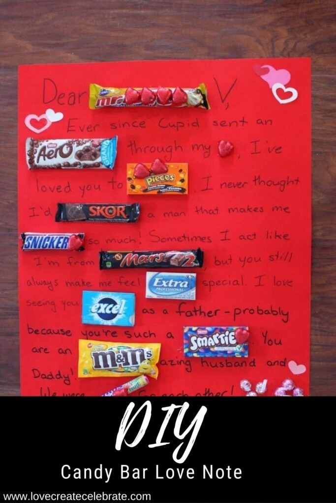 Candy Bar Love Note - Lindi &amp; Russ