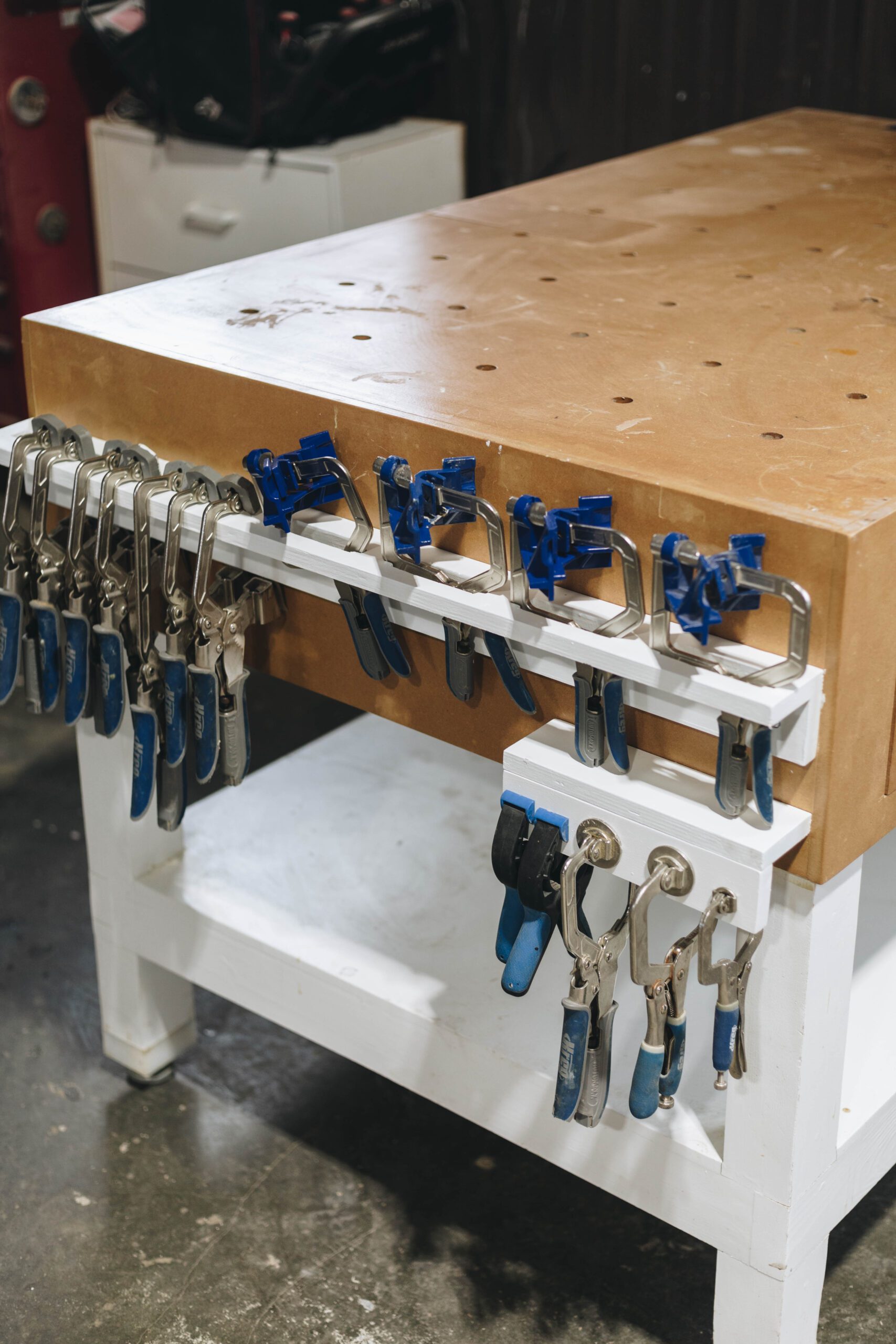 Kreg Clamp Rack on workbench