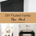 DIY Fluted Bathroom Vanity