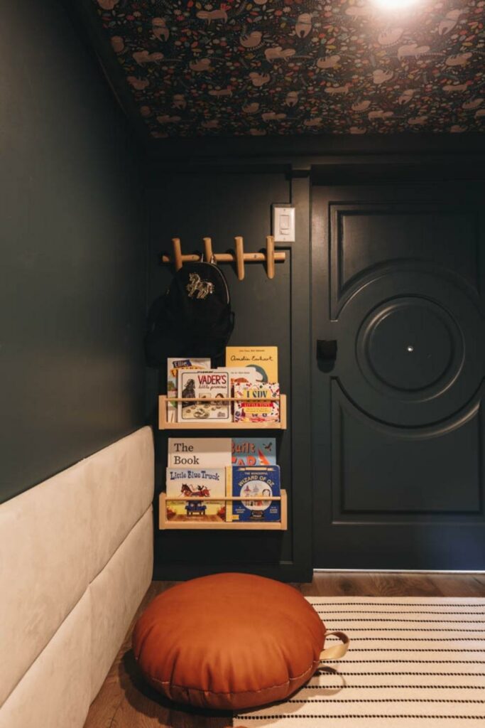 Modern Playroom Bookshelves