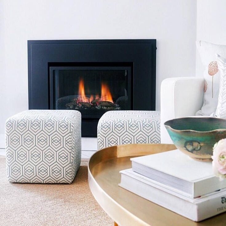 sleek modern fireplace renovation