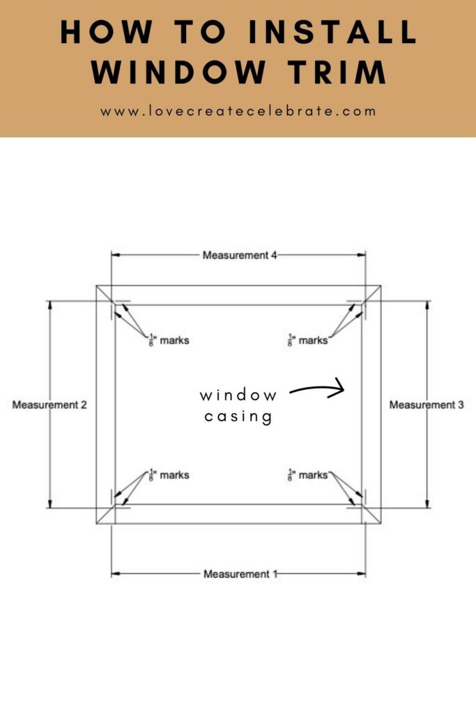 PIN image of how to trim around a window casing