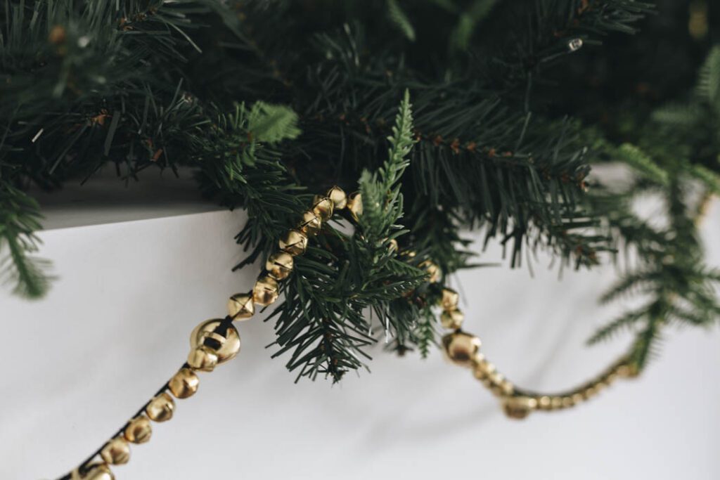 Gold Bell Garland