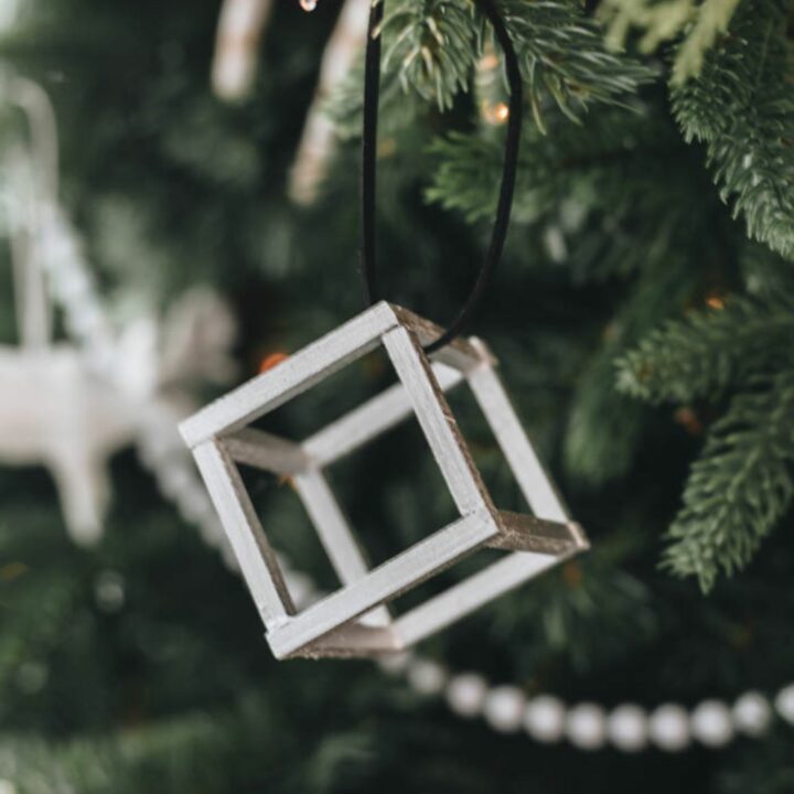 3D Cube Ornament