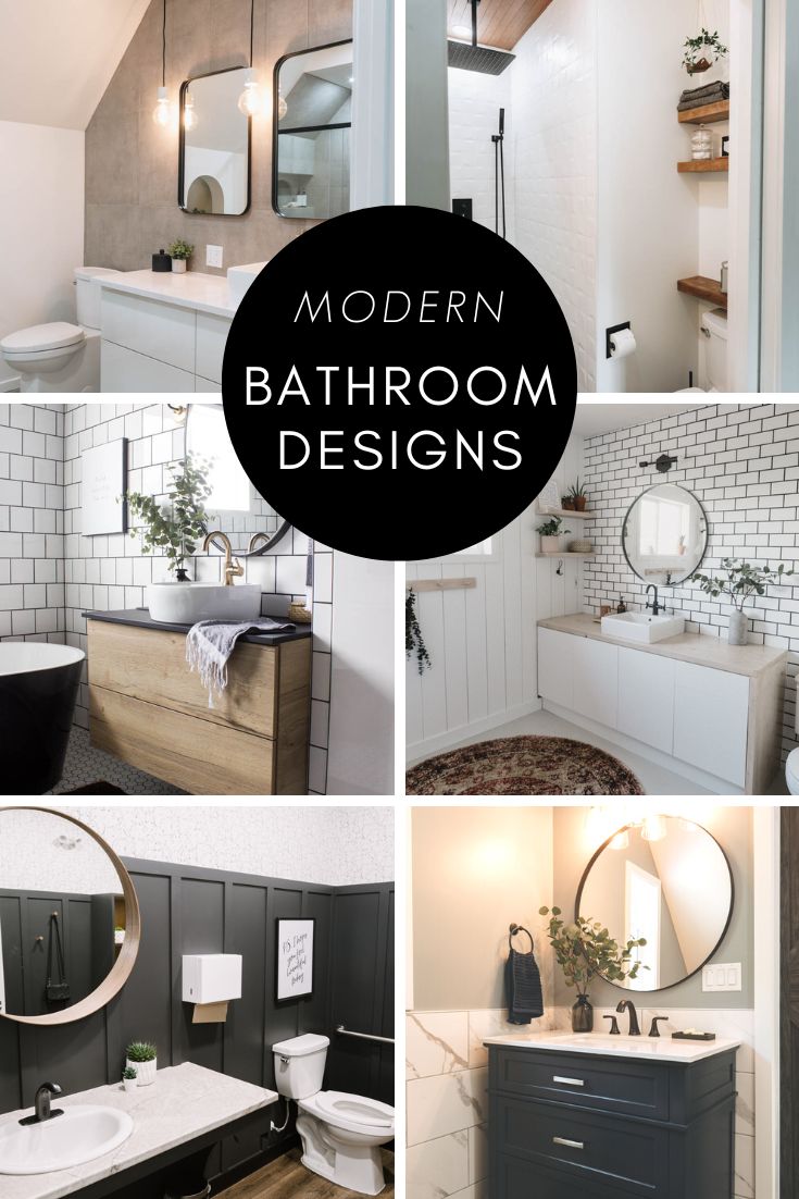 16 Gorgeous Modern Bathroom Designs - Lindi & Russ