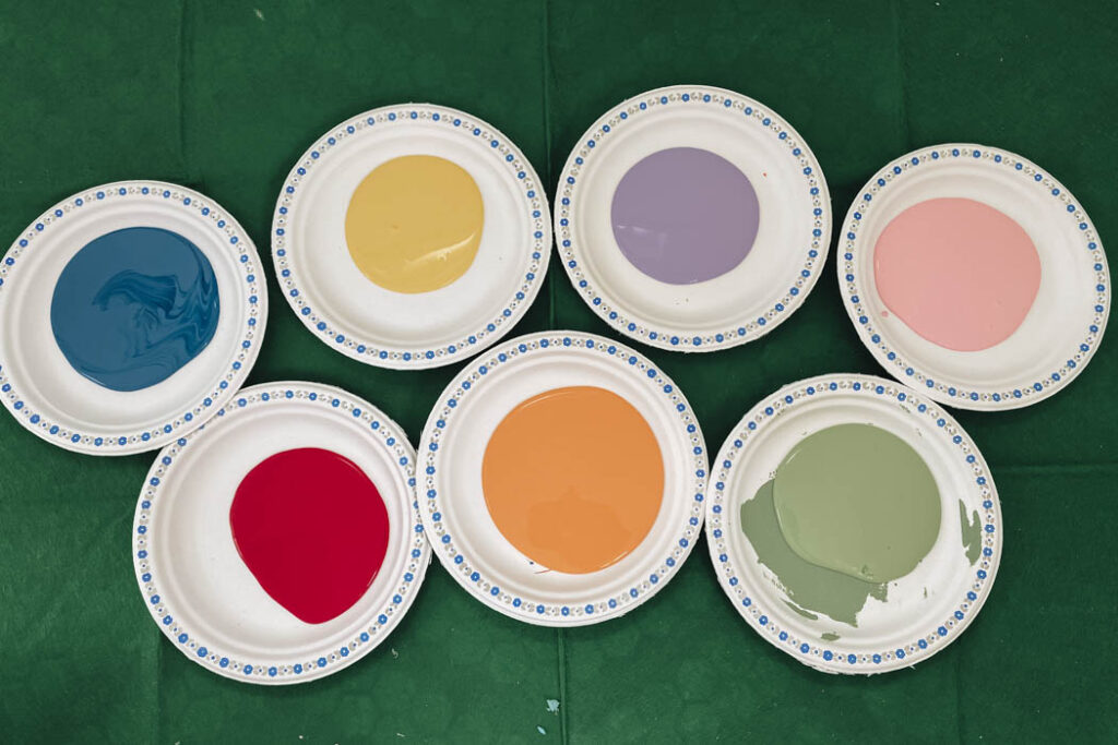 Paint on Paper Plates