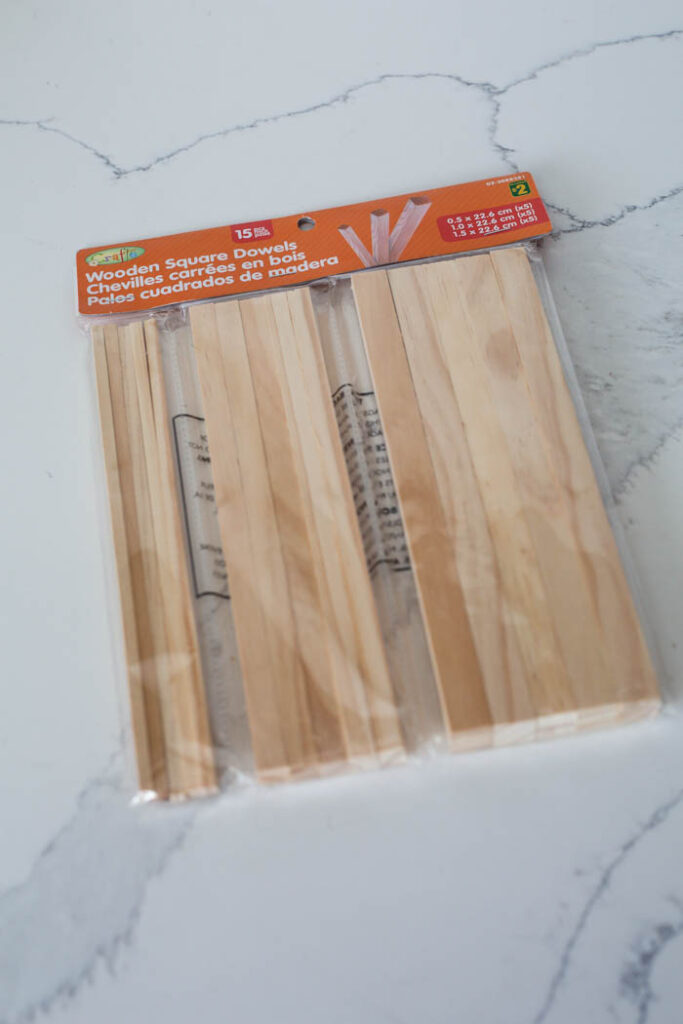 Wooden Square Dowels