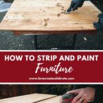 How to strip and Paint Furniture