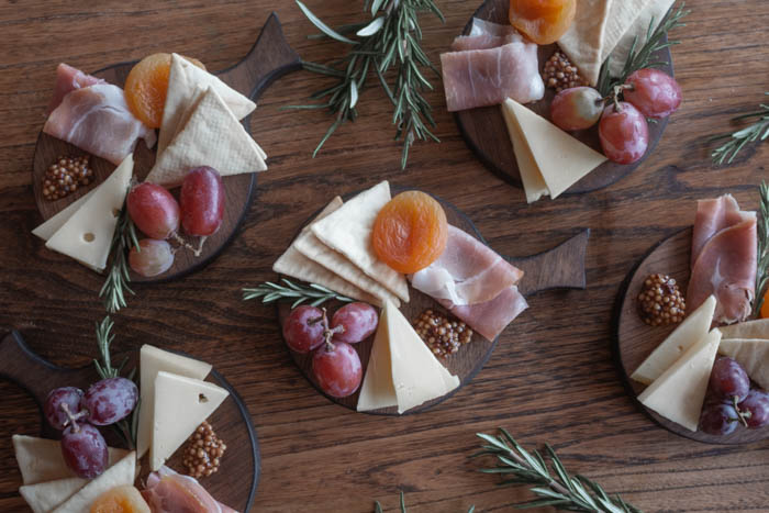 diy mini charcuterie boards with snacks