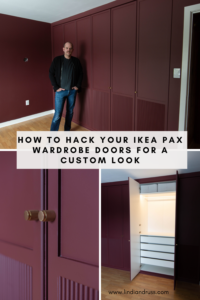 How to hack your IKEA PAX wardrobe doors for a custom look - Lindi & Russ