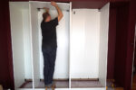How to hack your IKEA PAX wardrobe doors for a custom look - Lindi & Russ