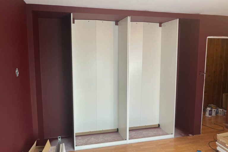 How to hack your IKEA PAX wardrobe doors for a custom look - Lindi & Russ