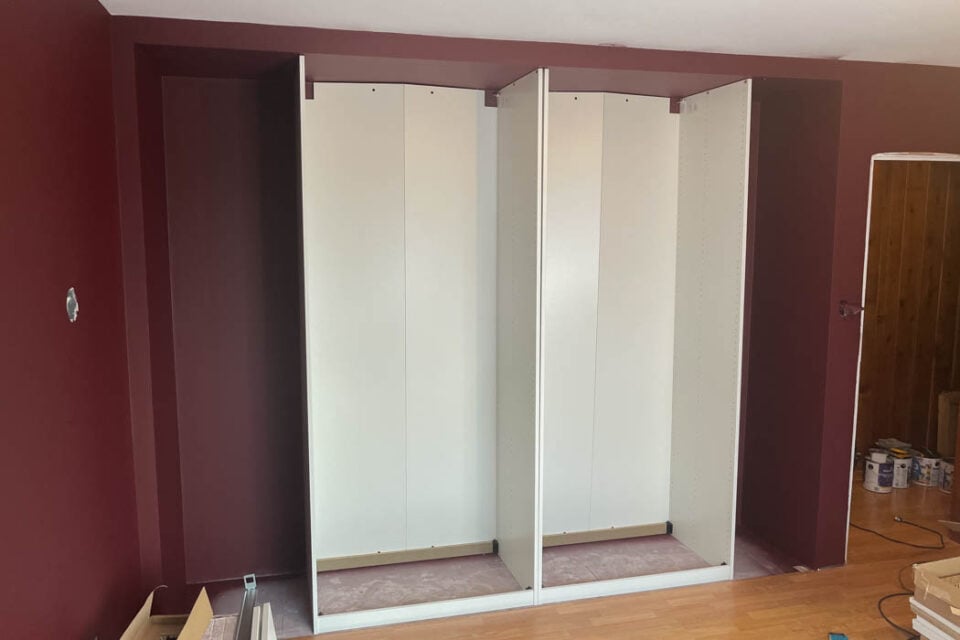 How to hack your IKEA PAX wardrobe doors for a custom look - Lindi & Russ