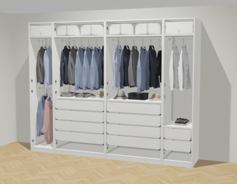 How to hack your IKEA PAX wardrobe doors for a custom look - Lindi & Russ