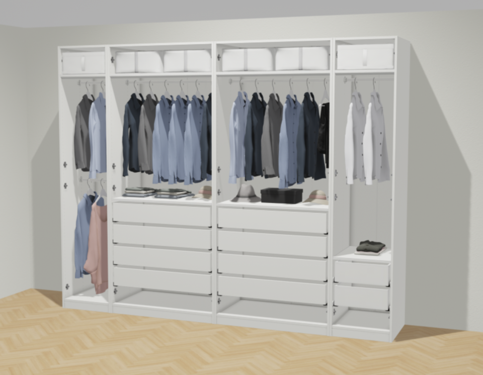 How to hack your IKEA PAX wardrobe doors for a custom look - Lindi & Russ