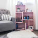 Wow! Amazing crate bookshelf idea! Use wooden crates and spray paint in a unique way to make some beautiful home decor for your child's bedroom or nursery! Love this pick colour for a girl's room! Pretty and pink :)
