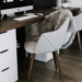 Modern dining chair for a desk