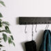 DIY S Hook wall mounted coat rack