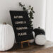 beautiful letter board idea
